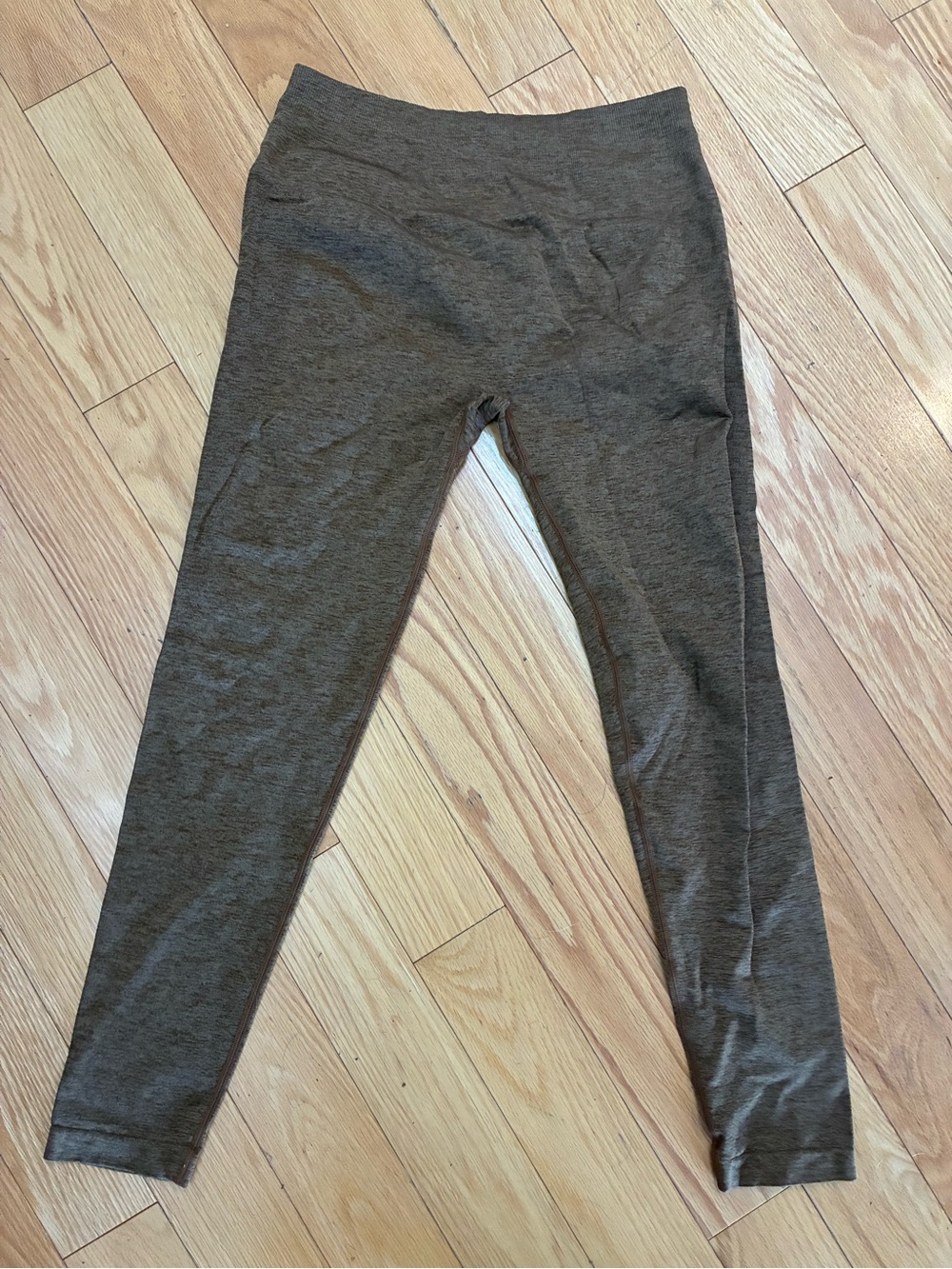 Women's Brown Sunzel Butt Scrunch Leggings